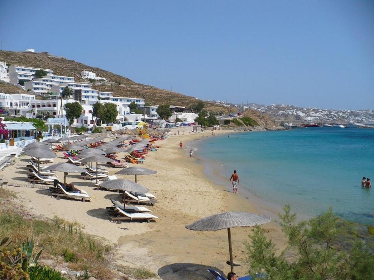 Sunny Guest House New Port Mykonos トゥルロス エクステリア 写真